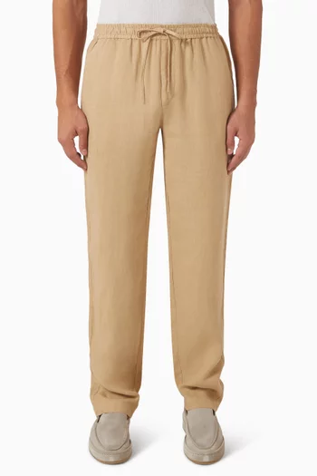 Eleuthera Plain Pants in Linen