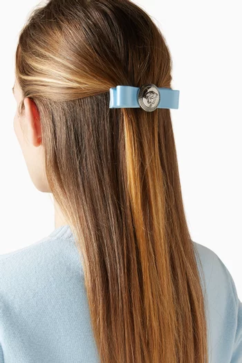 Gianni Ribbon Hair Clip in Satin