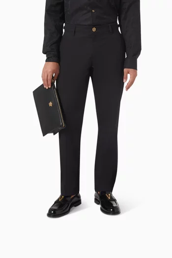 V-hardware Loafers in Leather