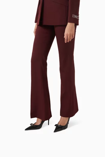 Gianni 85 Ribbon Slingback Pumps in Leather