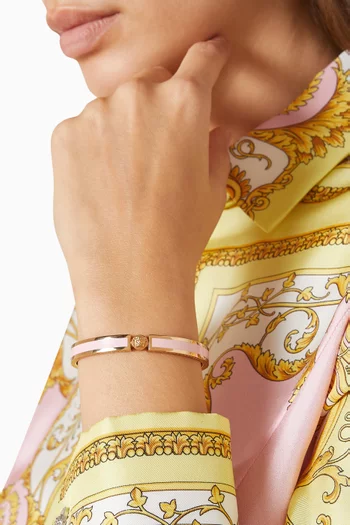 سوار ايكون مينا ونحاس بلون ذهبي