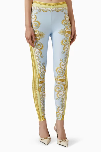 Barocco Leggings in Matte-lycra