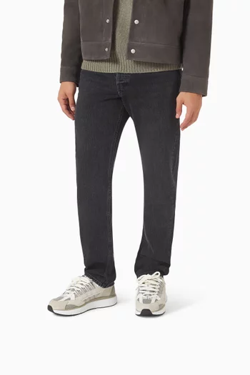 Hyper Runner Sneakers in Mesh & Leather