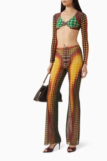 Re-edition Crop Top in Mesh