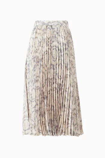 Barocco Print Skirt