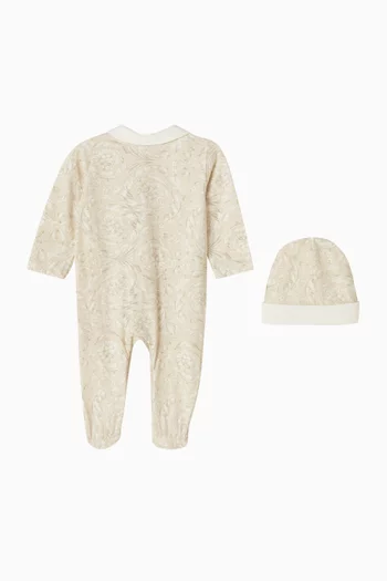 Barocco Sleepsuit Set in Cotton