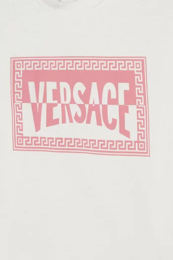 تي شيرت بشعار الماركة قطن جيرسيه