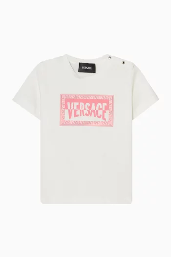 تي شيرت بشعار الماركة قطن جيرسيه