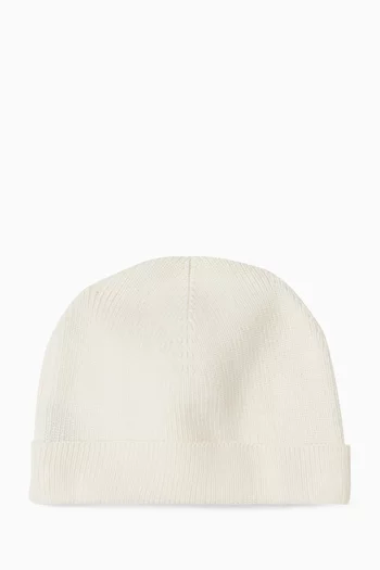 Medusa Patch Beanie in Cotton-knit