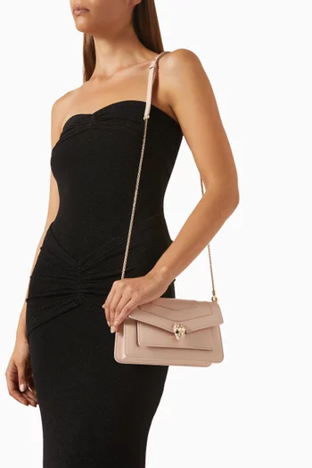 حقيبة كتف سيربينتي فوريفر إيست-ويست جلد