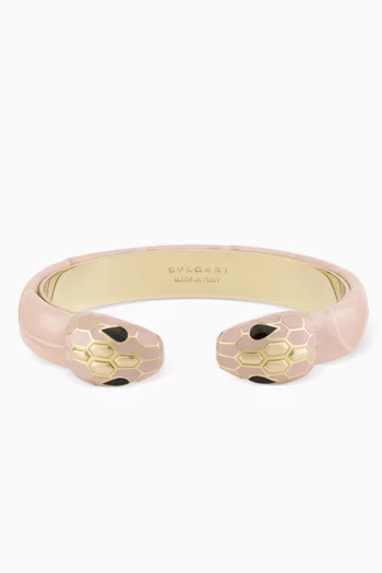 Serpenti Forever Bracelet in Crocodile Leather