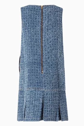 Flower Scallop Dress in Taffeta