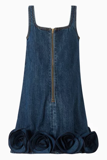 Flower Dress in Denim