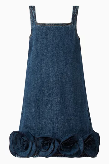 Flower Dress in Denim