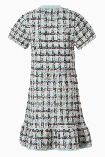 Textured Stripe Knit Dress