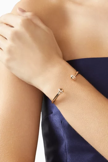 Possession Diamond Bangle Bracelet in 18kt Rose Gold