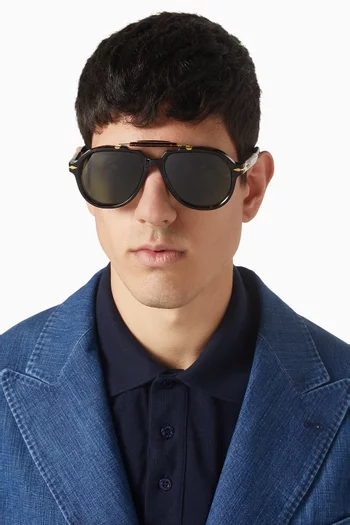 نظارة شمسية ايرتون سينا 1991 بإطار أسيتات