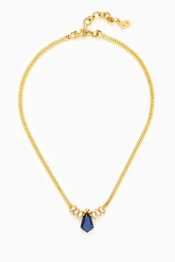 قلادة مرصعة بياقوت من الثمانينيات