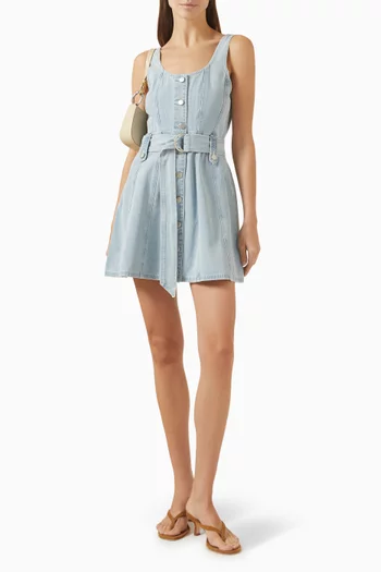 Safir Mini Dress in Denim