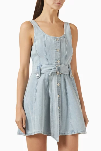 Safir Mini Dress in Denim