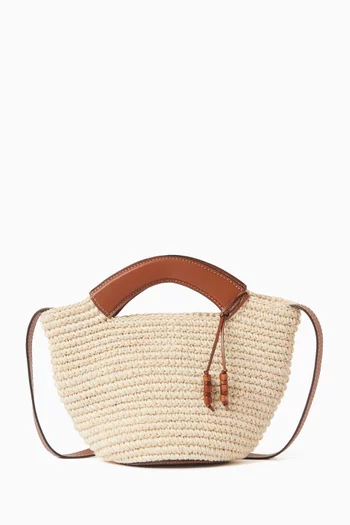 Small Woven Shopper in Fique