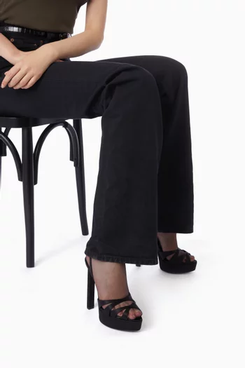 Chandelle 140 Sandals in Satin