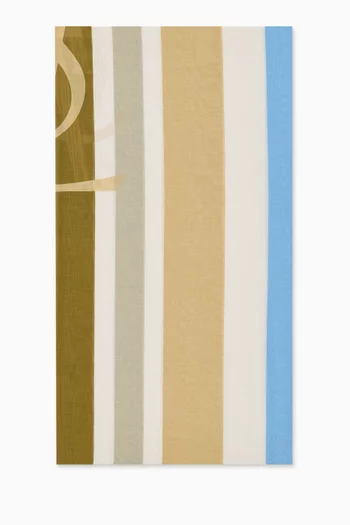 وشاح مخطط بشعار كاسندر قطن