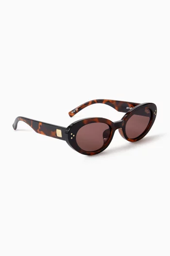 Tootsie Cat-eye Sunglasses in Polymer