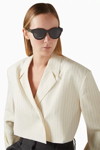 Majestic Cat-eye Sunglasses in Polymer