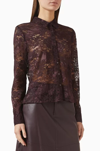 Maia Blouse in Floral Lace