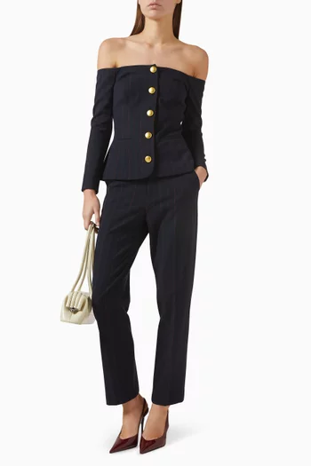 Rebel Pinstripe Pants in Suiting Fabric