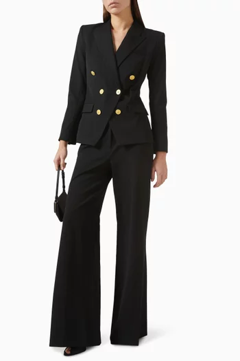 Kyomi Double-breasted Blazer in Suiting Fabric