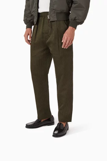 Burnished Loafers in Leather