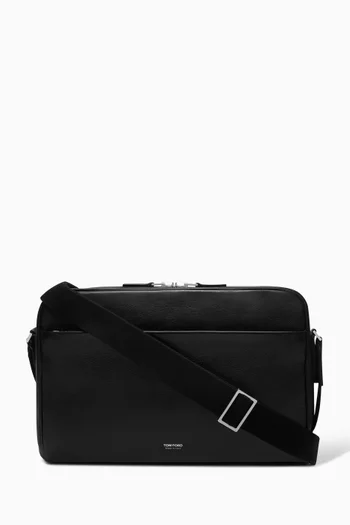 حقيبة مسنجر جلد حبيبي