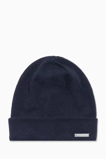 Beanie Hat in Cashmere Wool