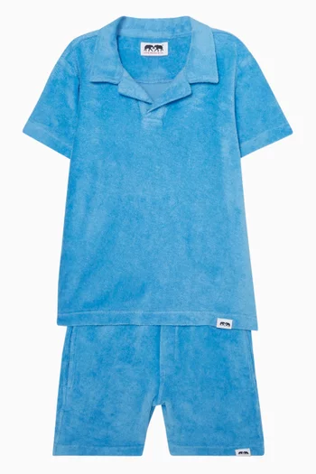 Powell Polo Shirt in Cotton-terry