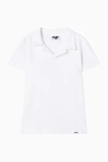 Polo Shirt in Cotton Terry