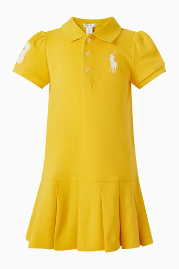 Polo Dress in Cotton Pique