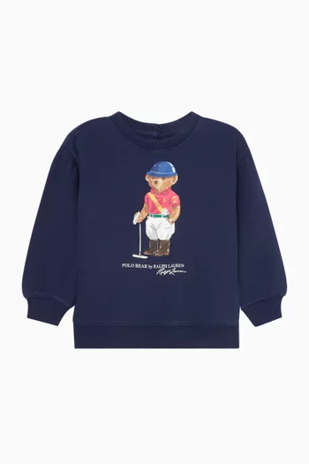 Polo Bear Sweatshirt in Cotton-blend