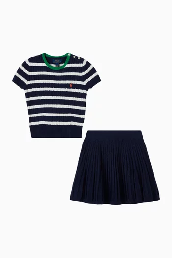 Striped Knit Co-ord Set