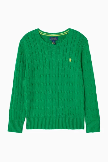 سترة بغرزة الضفيرة