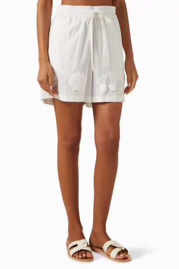 Nalu Shorts in Linen