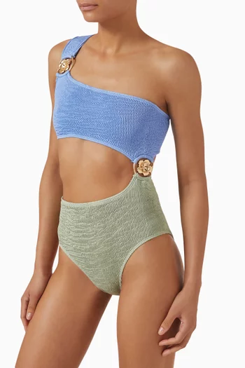 Hibiscus Maillot One-piece Swimsuit