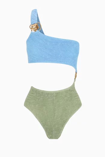 Hibiscus Maillot One-piece Swimsuit