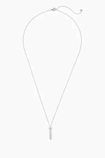 Screw Necklace in Sterling Silver