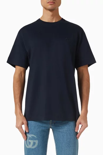 Embroidered T-shirt in Cotton