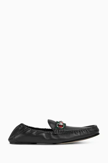 حذاء سهل الارتداء بحلية لجام حصان 1953 جلد