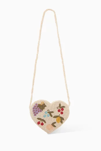 Beaded Heart Bag