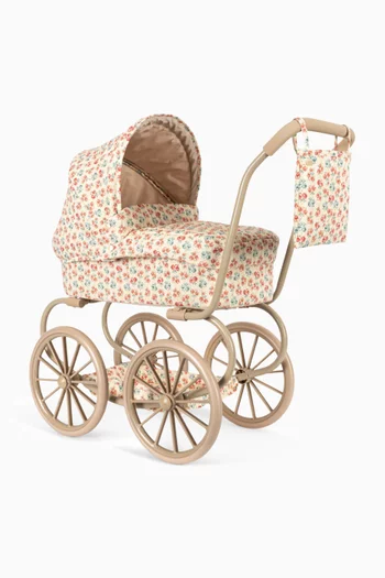 Floral Doll Pram