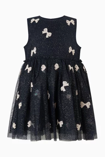 Yvonne Bow Dress in Tulle